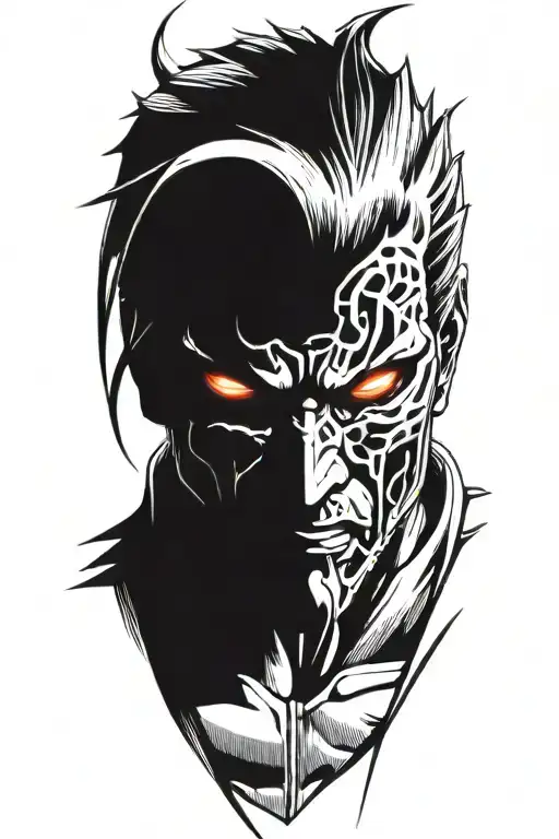 Yoshimitsu Tekken tattoo design idea