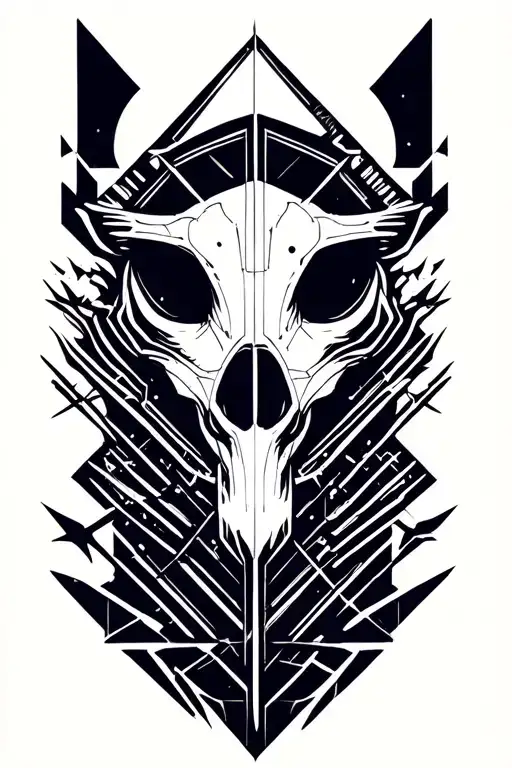 saguittarius with engineering tattoo design idea