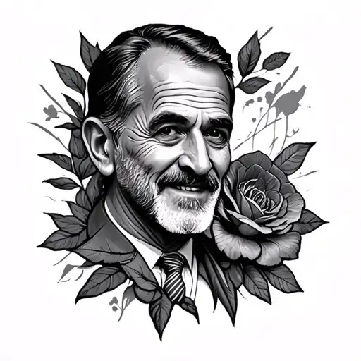 Passed Away Dads tattoo design idea