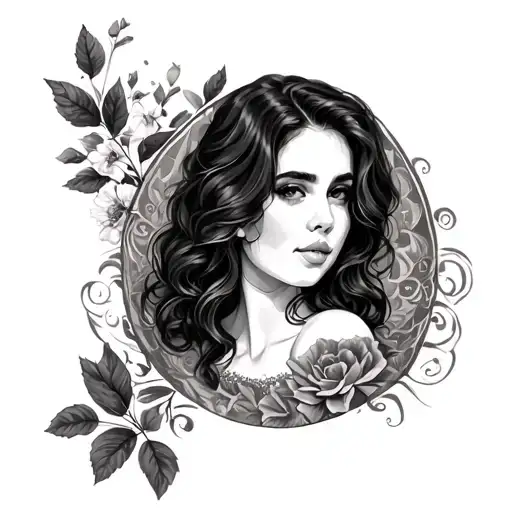 Elizabeth In Cursive tattoo design idea