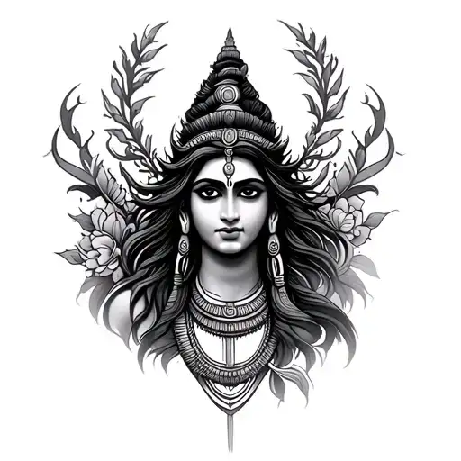 shiva tattoo describe deep desire happiness trust love tattoo design idea
