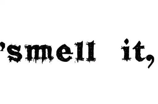 "smell it" tattoo design idea