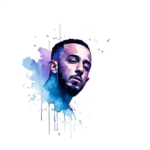 Mike shinoda, Chester Bennington, linkin park, watercolor tattoo design idea