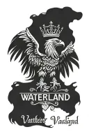 German eagle with german flag and the word vaterland tattoo design idea