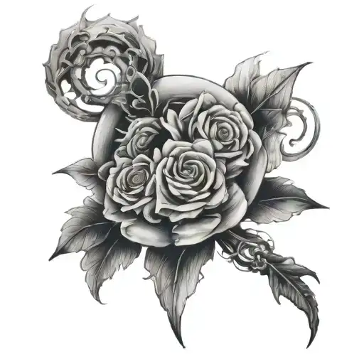 past present future tattoo design idea