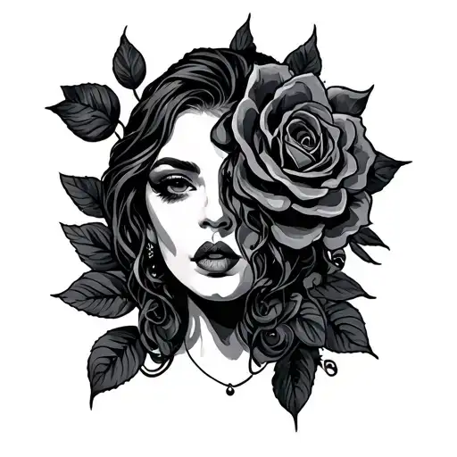 whore tattoo design idea
