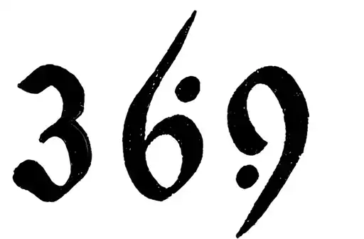 "369" tattoo design idea