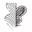 Bisexual tattoo design idea