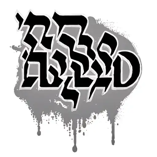 Hesed hebrew Word tattoo design idea