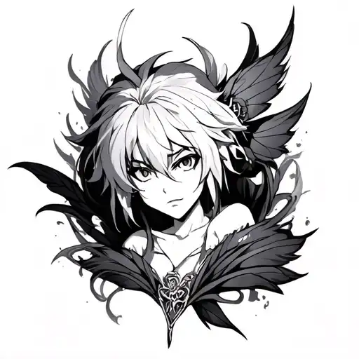 anime fairy tail tattoo design idea