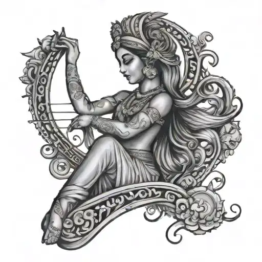Virgo , Punjab , Canada , music tattoo design idea