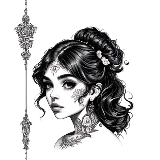 Sarah Gemini 1986 tattoo design idea