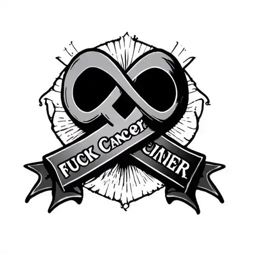 Fuck Cancer tattoo design idea
