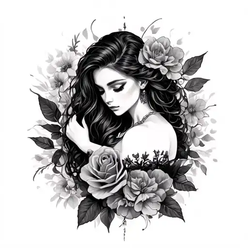 Dark Romance tattoo design idea