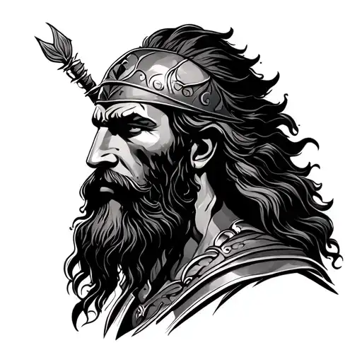 warrior yeshua tattoo design idea