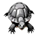 tortoise tattoo design idea