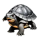 tortoise tattoo design idea