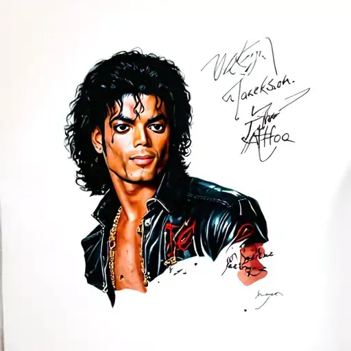 Michael Jackson tattoo design idea