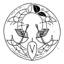 gemini libra cute tattoo design idea