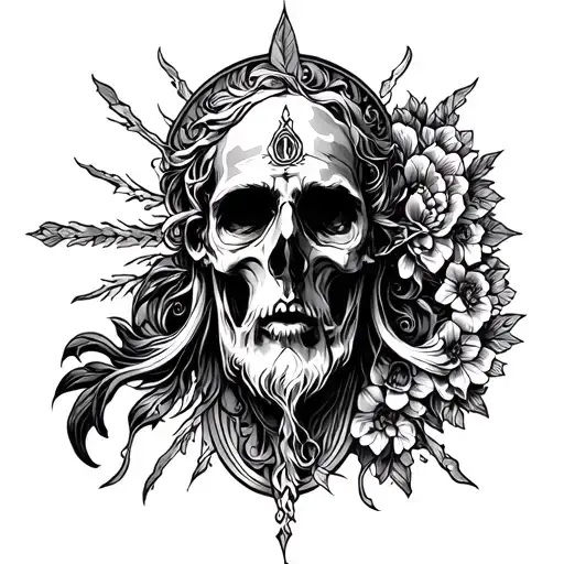 religious tattoo design idea