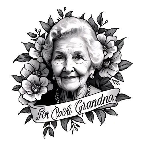 memorial tattoo for grandma  tattoo design idea