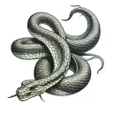black mamba tattoo design idea