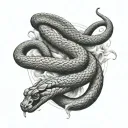 black mamba tattoo design idea