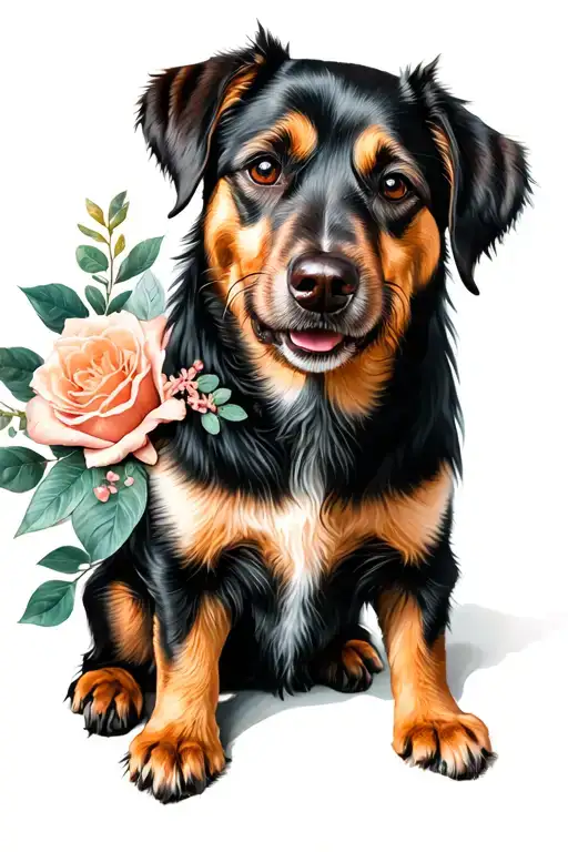 dog memorial tattoo tattoo design idea