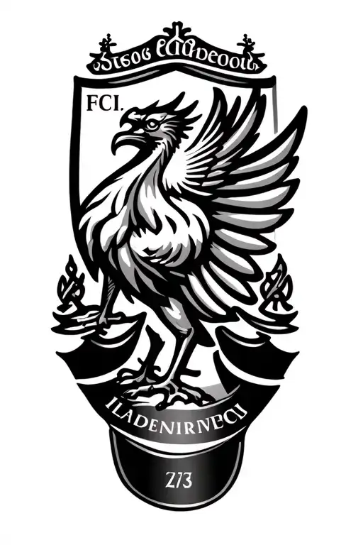 Liverpool FC Liverbird logo tattoo design idea