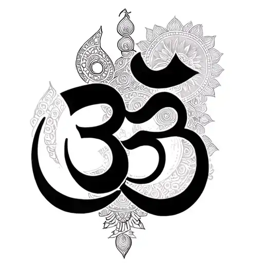 om Sri shyam devaya namah shivaya written tattoo design idea