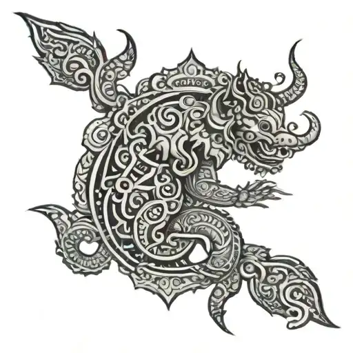 Hindu tattoo design idea