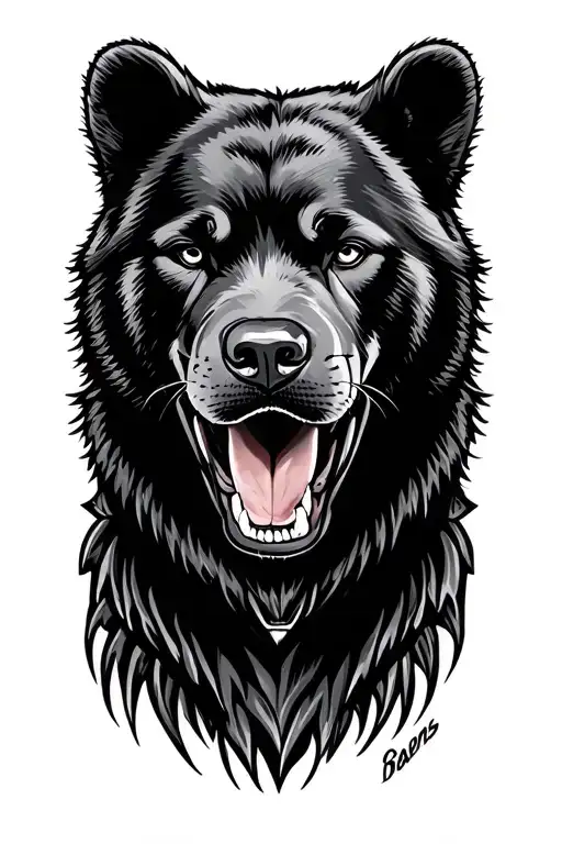 chicago bears tattoo design idea