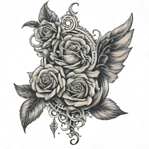 everything passes away tattoo design idea