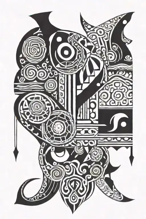 blankets tattoo design idea