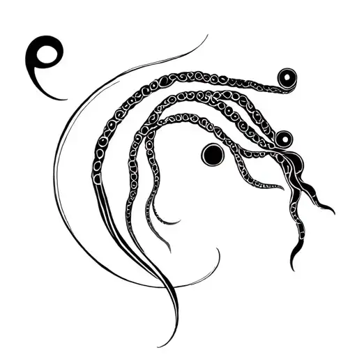 medusa combined with a neda symbol and semicolon tattoo design idea