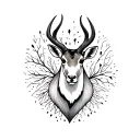 springbok tattoo design idea