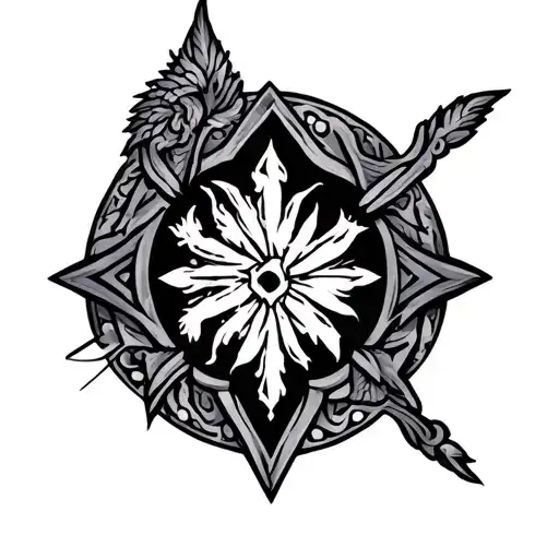 anglo saxon tattoo design idea