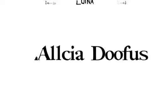 "Luna Alicia Doofus" tattoo design idea
