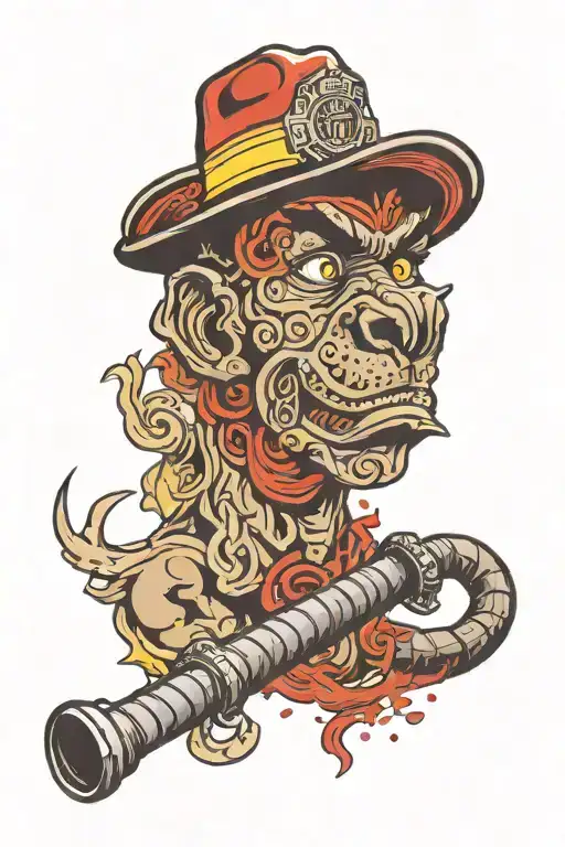 Memphis fire department tattoo design idea