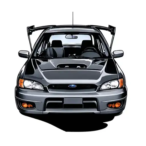 2006 Subaru Impreza tattoo design idea