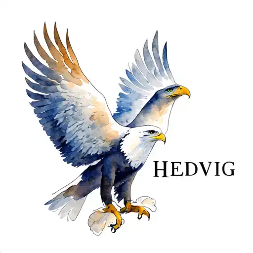 "Hedwig" Eagle tattoo design idea