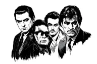 Goodfellas & scarface tattoo design idea