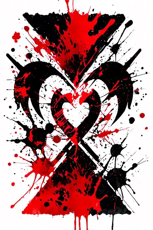 cyber sigilism, Kingdom Hearts unversed symbol tattoo design idea