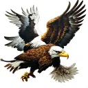 Romans, Eagles, Colosseum tattoo design idea