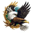Romans, Eagles, Colosseum tattoo design idea
