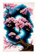 cherry blossom tree tattoo design idea