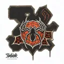 spiderman logo tattoo design idea