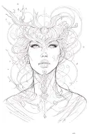 magic you're looking tattoo design idea