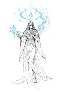 magic you're looking tattoo design idea