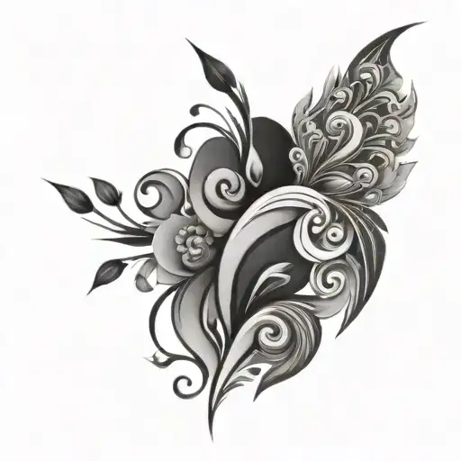 Filler Abstract Patterns tattoo design idea